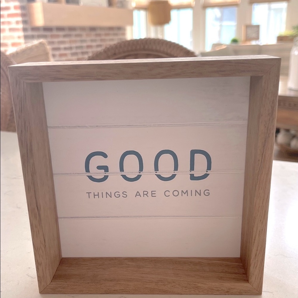 WOODEN HOME/OFFICE/GIFT TABLE DECOR PLAQUE SIGN